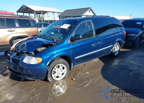 2002 Dodge Grand Caravan Ex из США, поврежденный, VIN 2B8GP74L32R650310